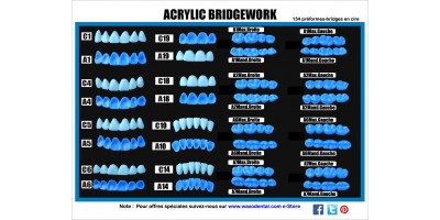 ACRYLIC BRIDGEWORK kit-Art.no.500-00